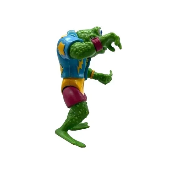 Genghis Frog Teenage Mutant Ninja Turtles TMNT 1989 Playmates Action Figure VTG - Picture 3 of 6